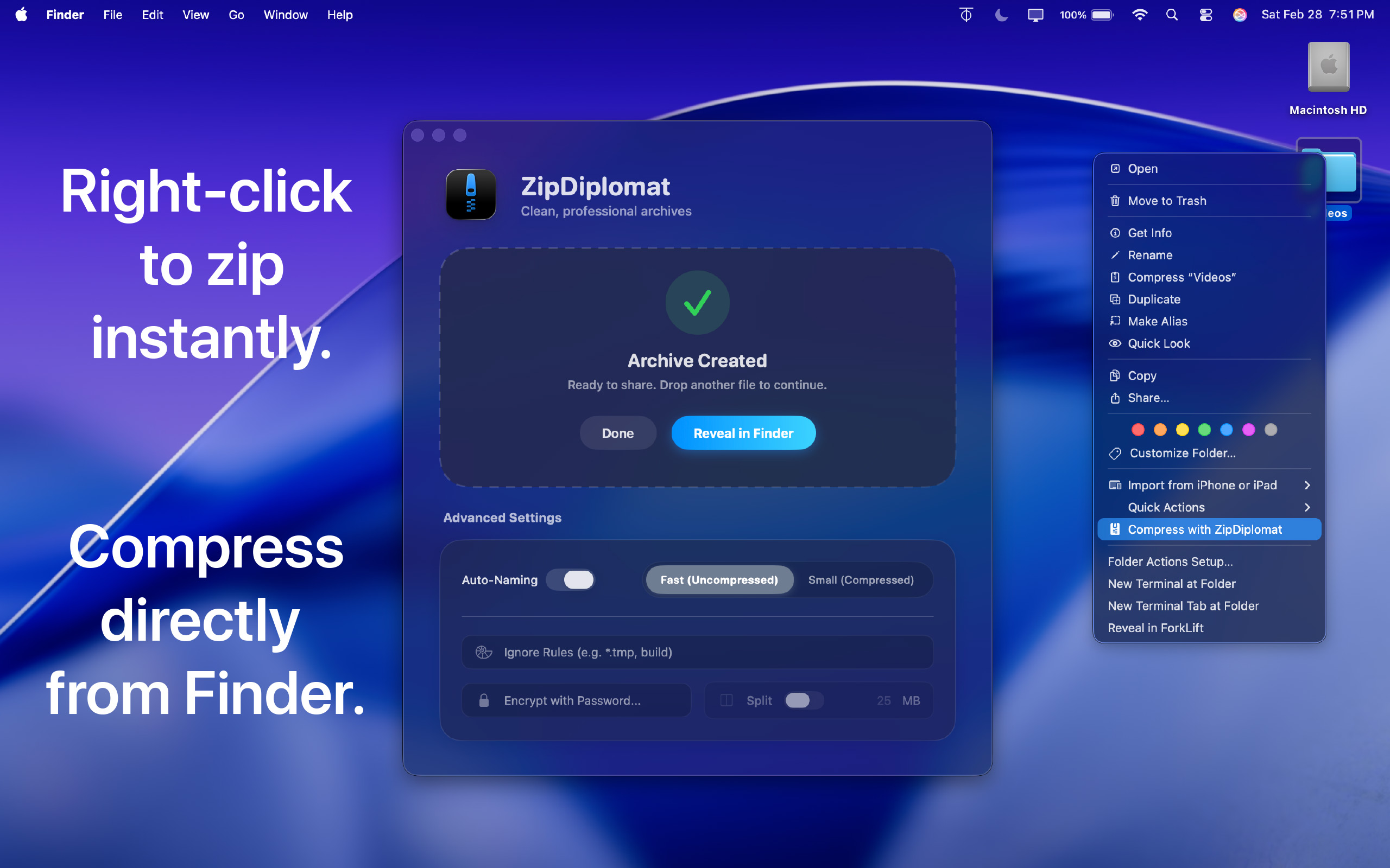 Hidden Clean Zip ZipDiplomat – Clean Archives – ajdesign.app